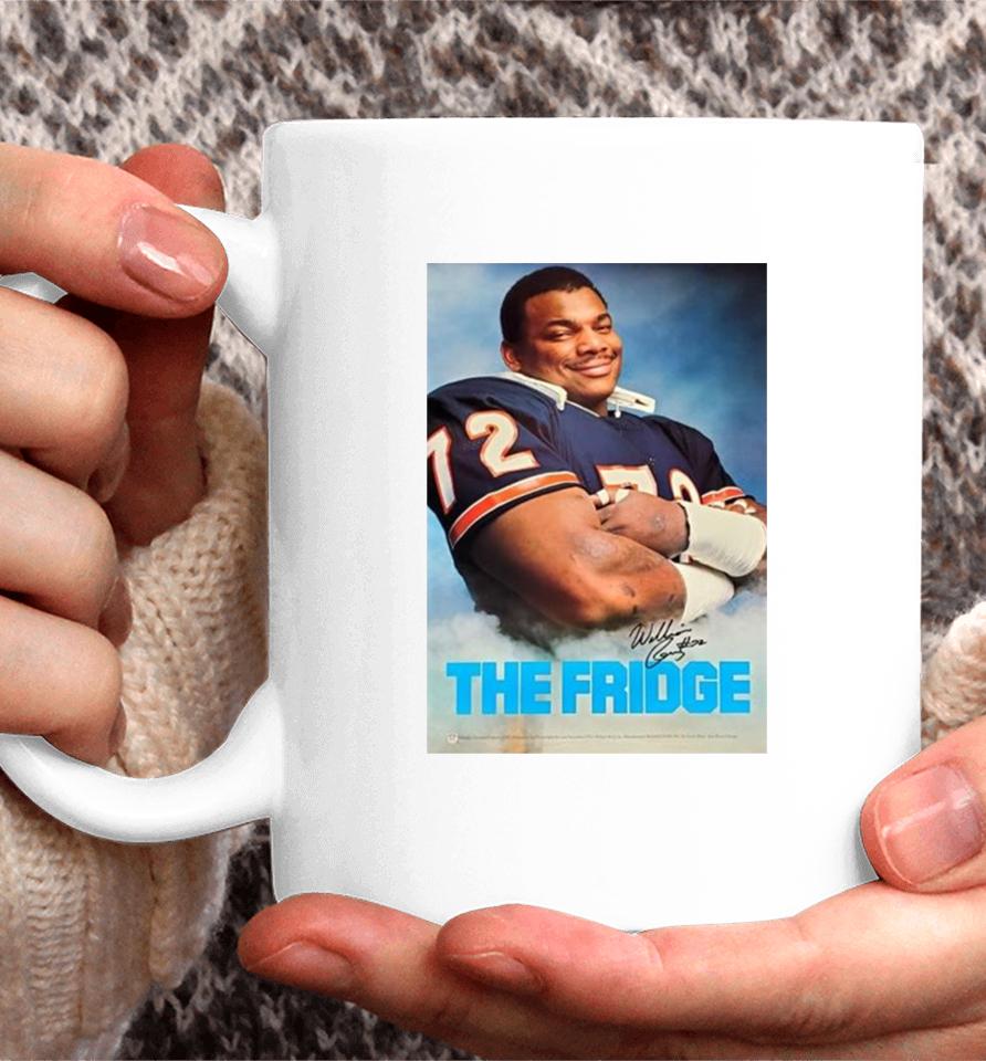 William Perry The Fridge Chicago Bears Nfl Football Vintage Original Poster Coffee Mug