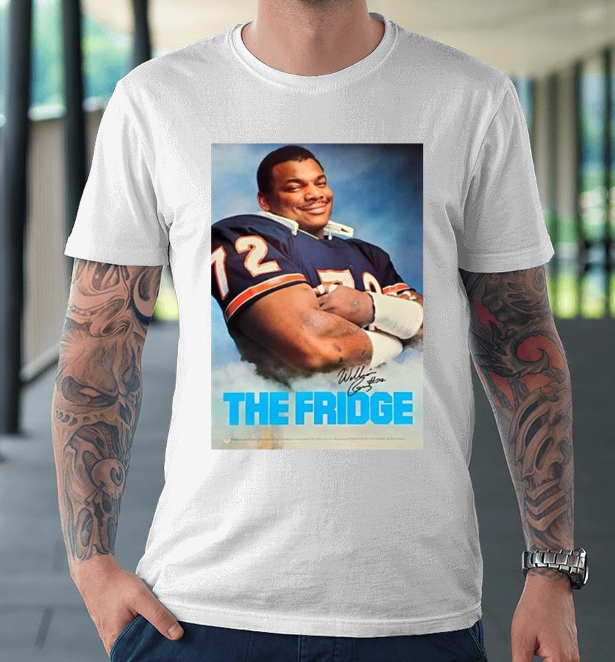 William Perry The Fridge Chicago Bears Nfl Football Vintage Original Poster Premium T-Shirt