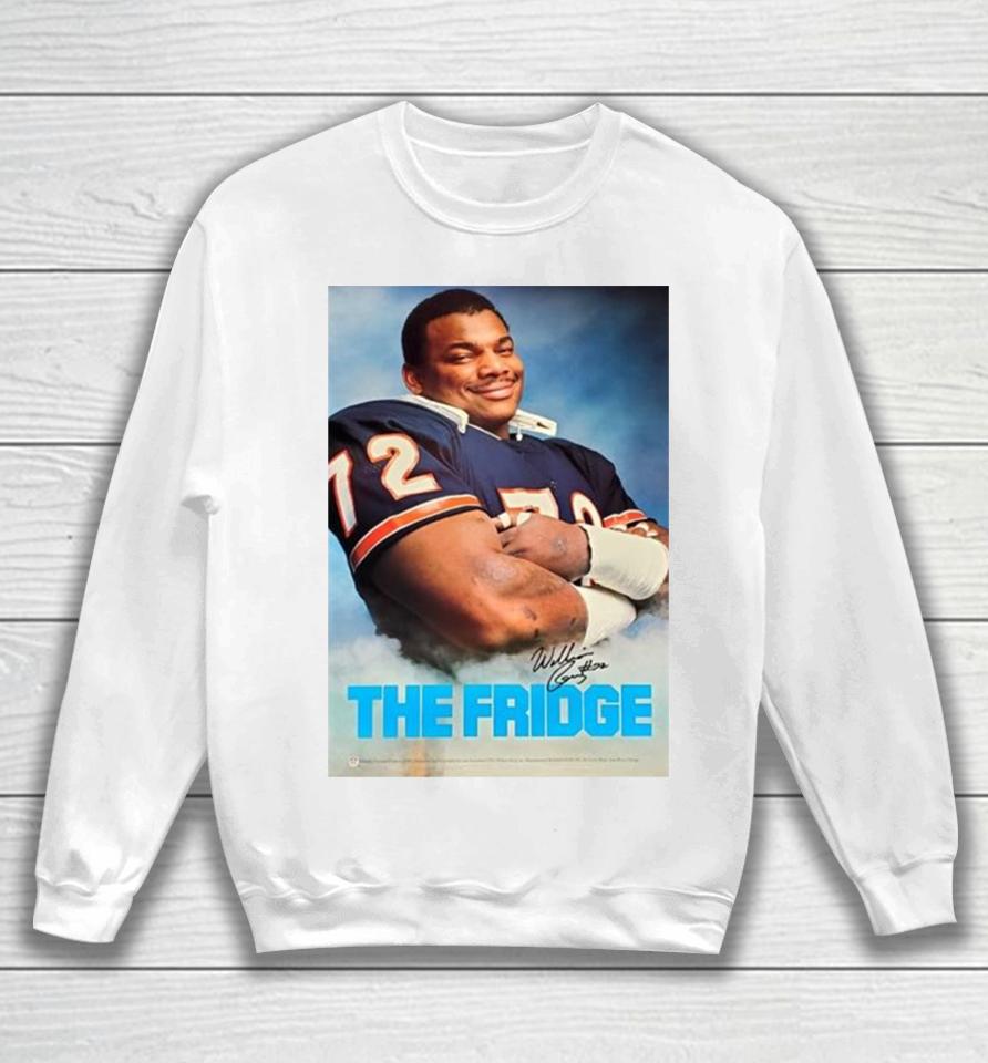 William Perry The Fridge Chicago Bears Nfl Football Vintage Original Poster Sweatshirt