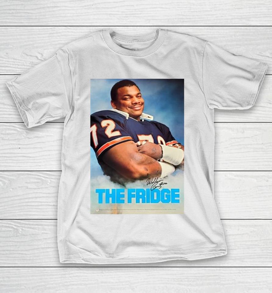 William Perry The Fridge Chicago Bears Nfl Football Vintage Original Poster T-Shirt