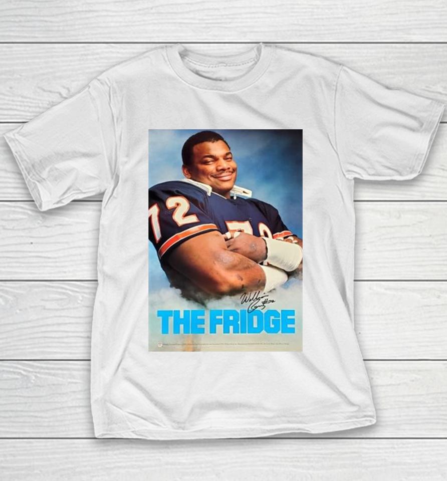 William Perry The Fridge Chicago Bears Nfl Football Vintage Original Poster Youth T-Shirt