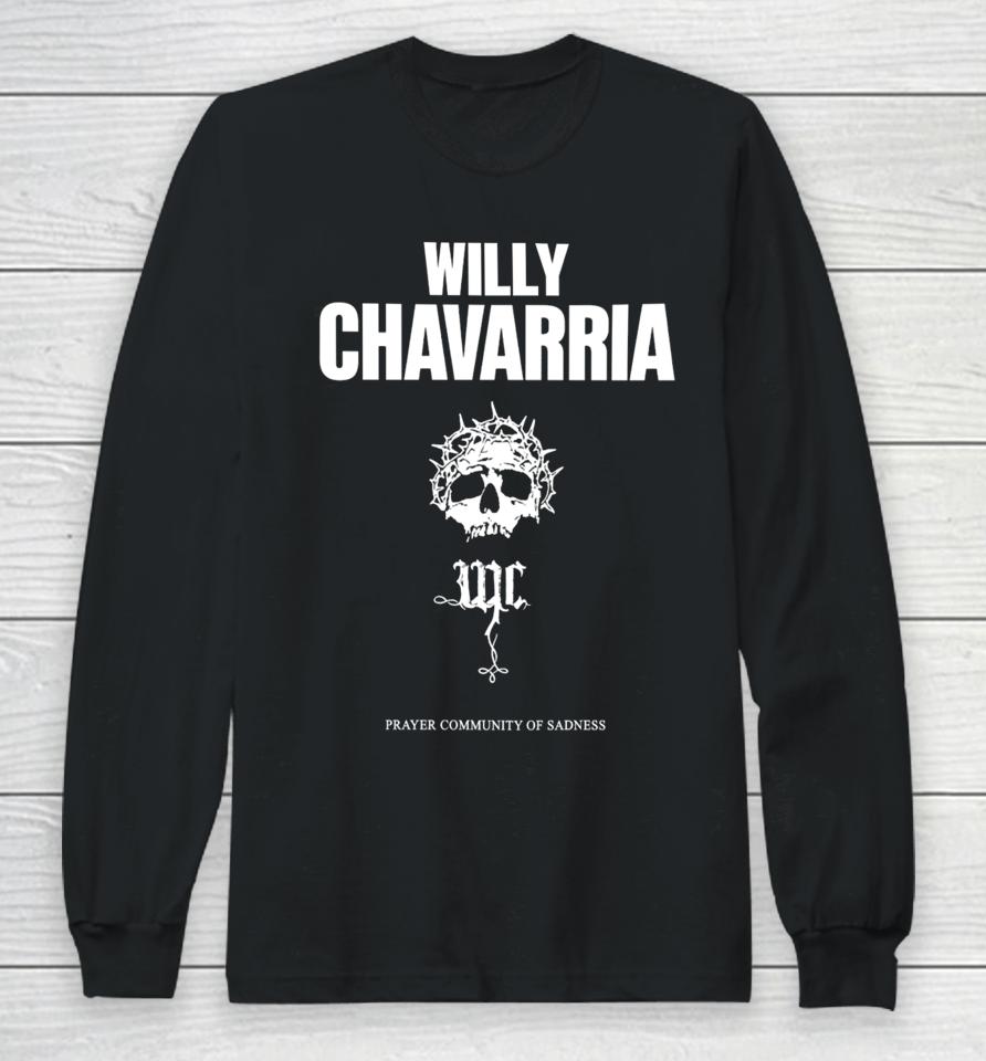 Willy Chavarria Prayer Community Of Sadness Long Sleeve T-Shirt