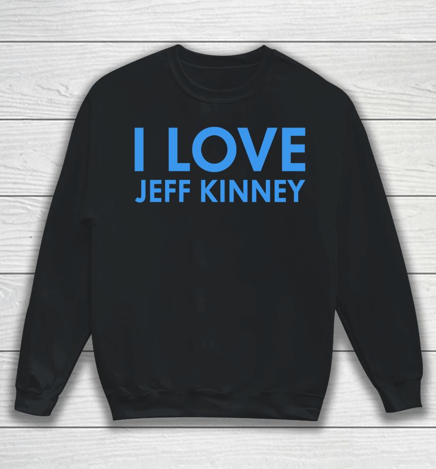 Wimpykid I Love Jeff Kinney Sweatshirt