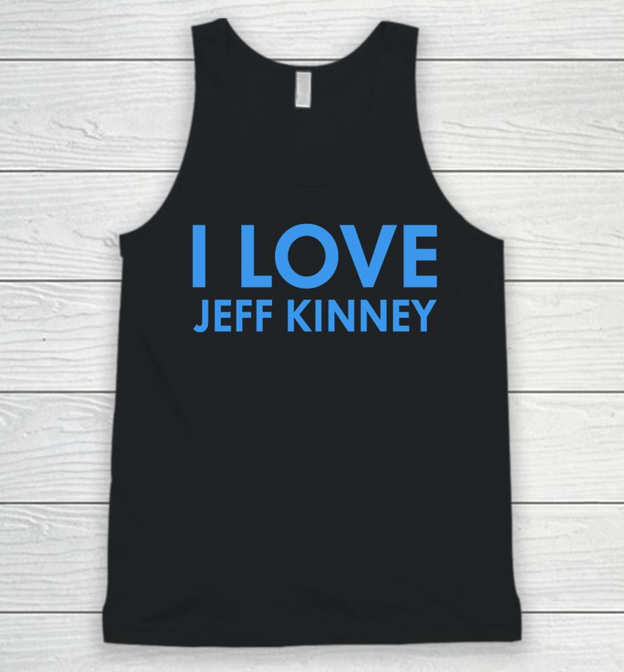 Wimpykid I Love Jeff Kinney Unisex Tank Top