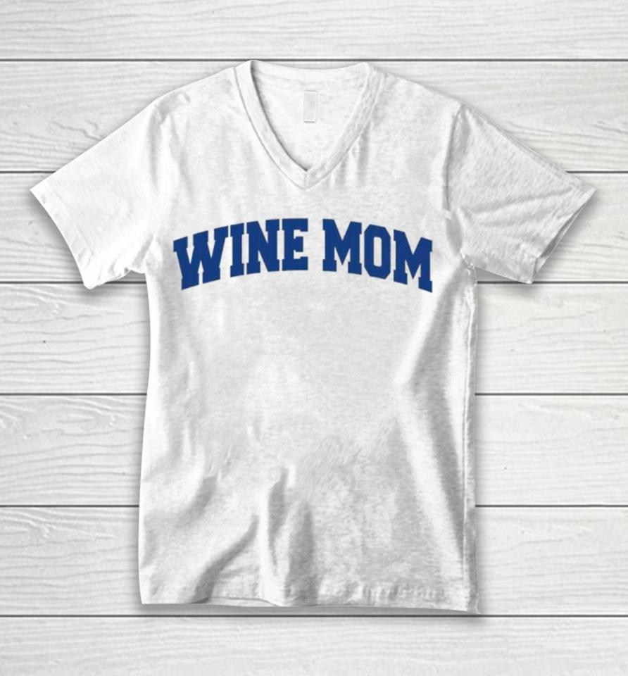 Wine Mom Academy Unisex V-Neck T-Shirt