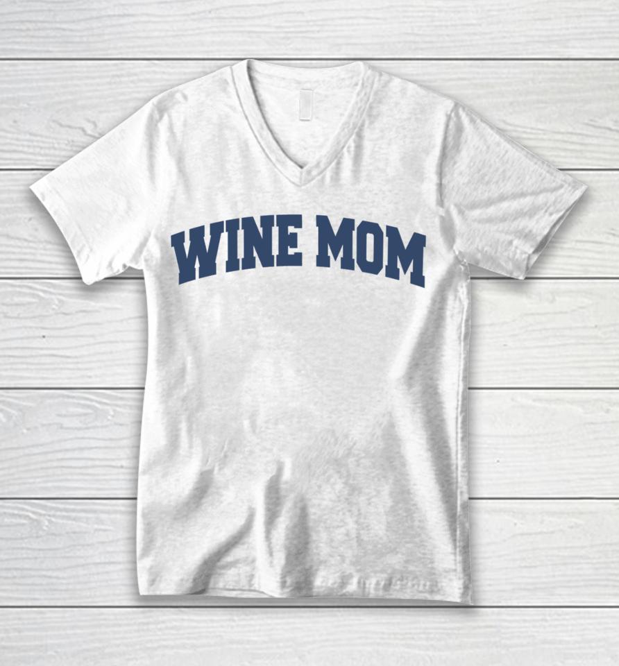 Wine Mom Academy Unisex V-Neck T-Shirt