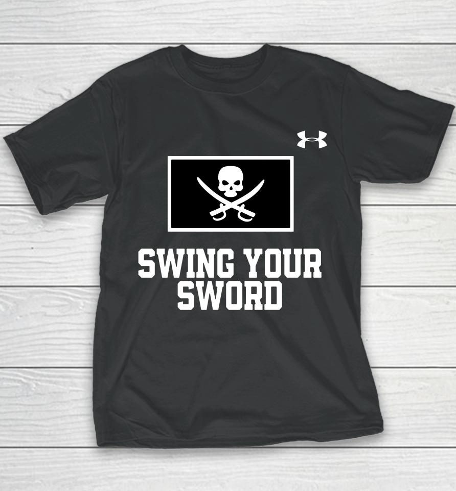 Wing Your Sword Joey Mcguire Youth T-Shirt