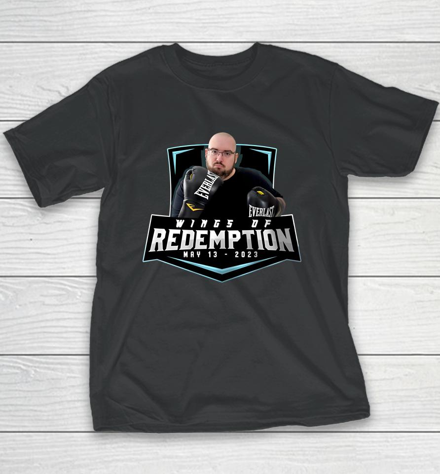 Wings Of Redemption Fight Youth T-Shirt