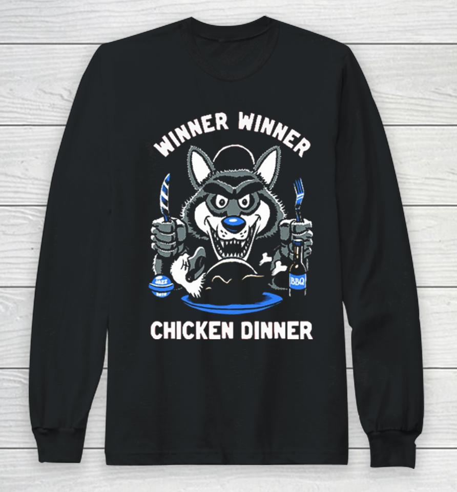 Winner Winner Chicken Dinner Kc Vs Philly Chiefs Patrick Mahomes Inspired Long Sleeve T-Shirt