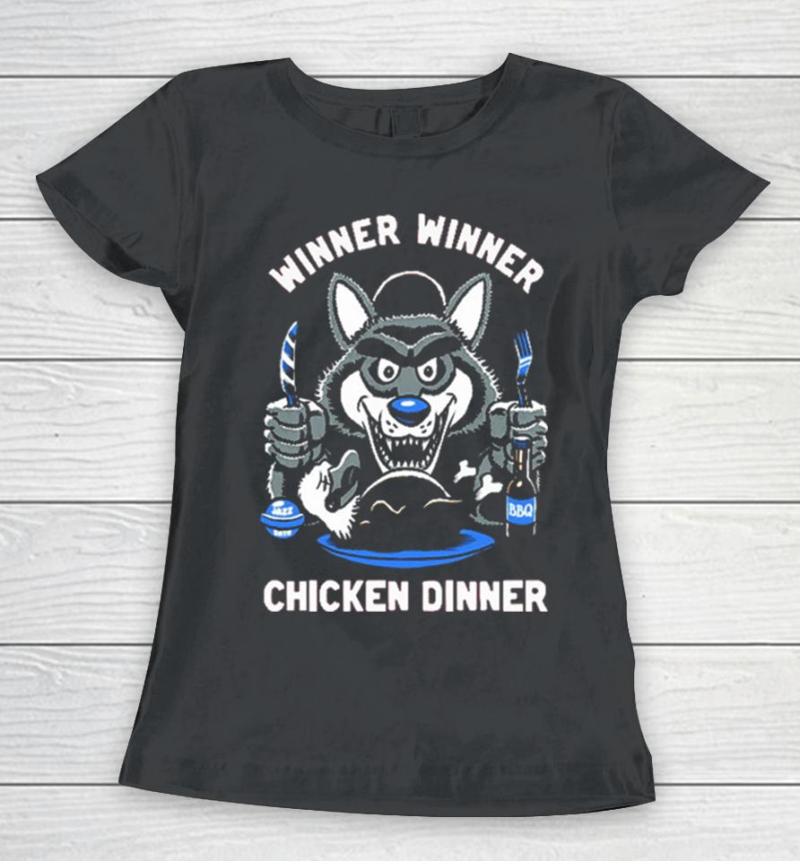 Winner Winner Chicken Dinner Kc Vs Philly Chiefs Patrick Mahomes Inspired Women T-Shirt
