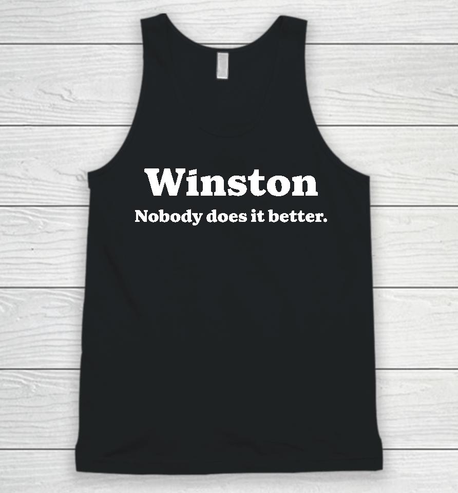 Winston Nobody Does It Better Unisex Tank Top