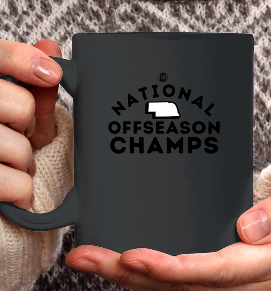 Wintheoffseason Nebraska National Offseason Champs New Coffee Mug