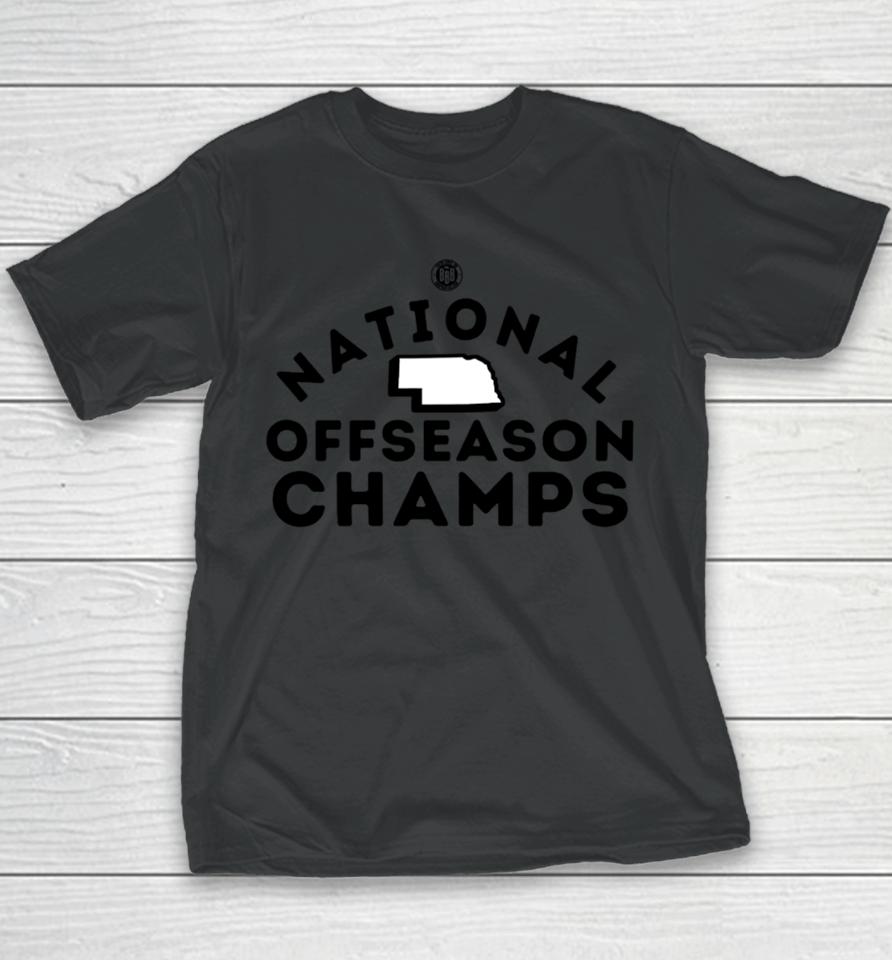 Wintheoffseason Nebraska National Offseason Champs New Youth T-Shirt
