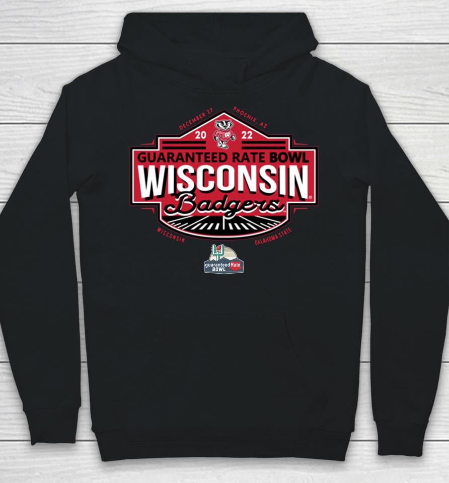 Wisconsin Badgers 2022 Ncaa Guaranteed Rate Bowl Hoodie