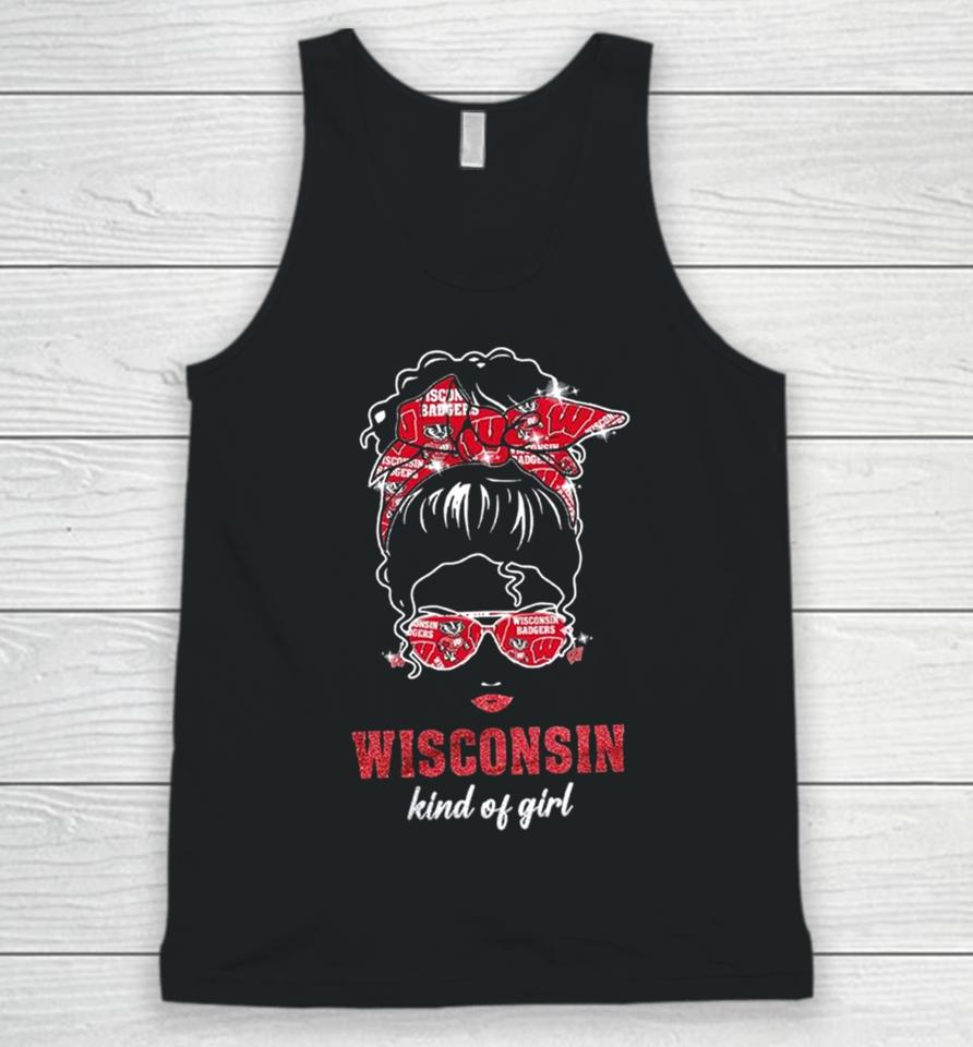 Wisconsin Badgers Kind Of Fan Girl 2024 Unisex Tank Top