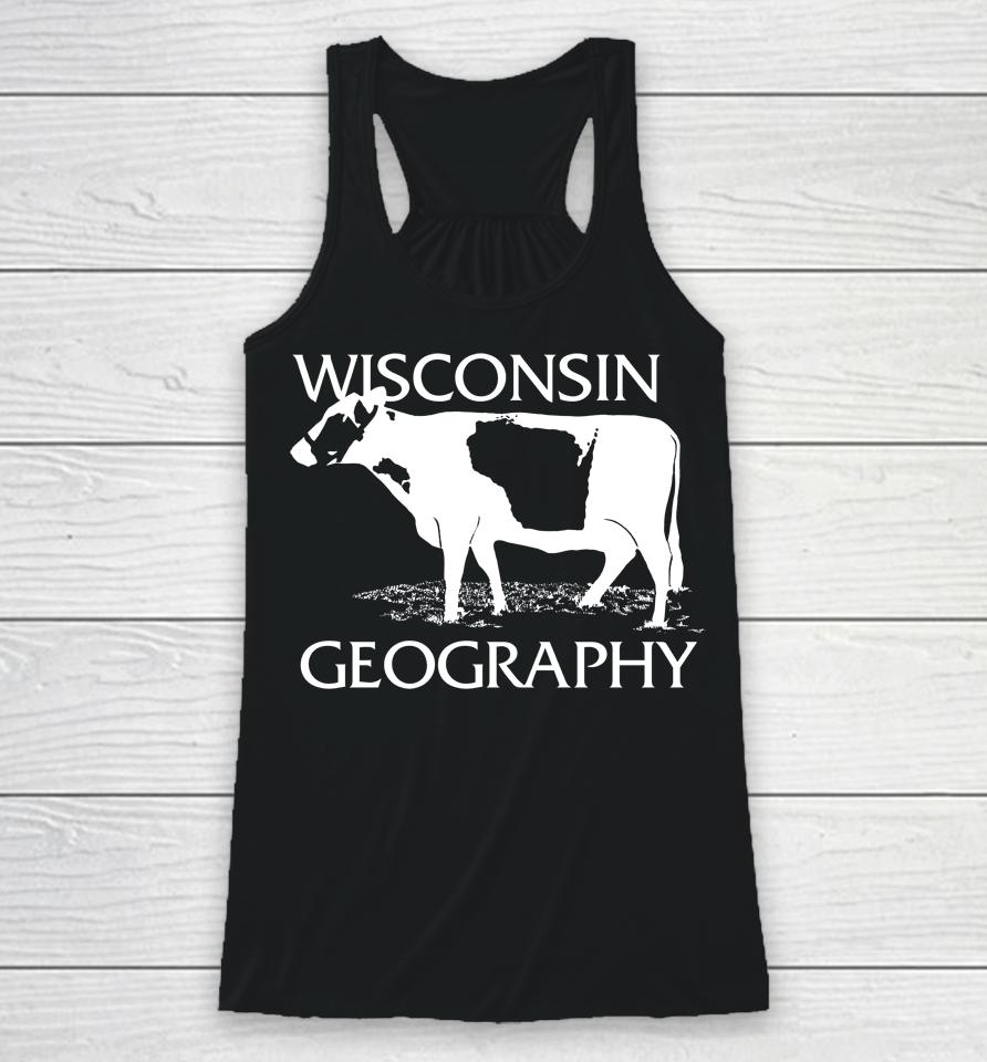 Wisconsin Geography Racerback Tank