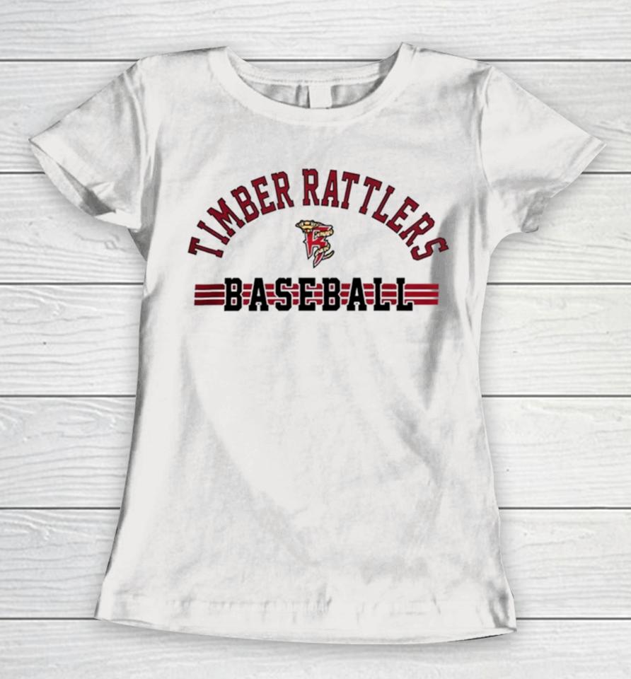 Wisconsin Timber Rattlers Baseball Logo Women T-Shirt