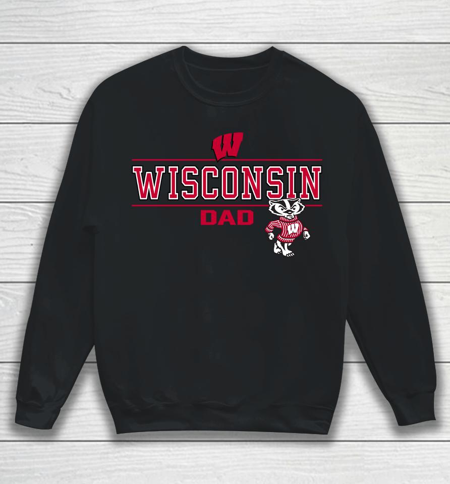 Wisconsin Volleyball Dad Sweatshirt