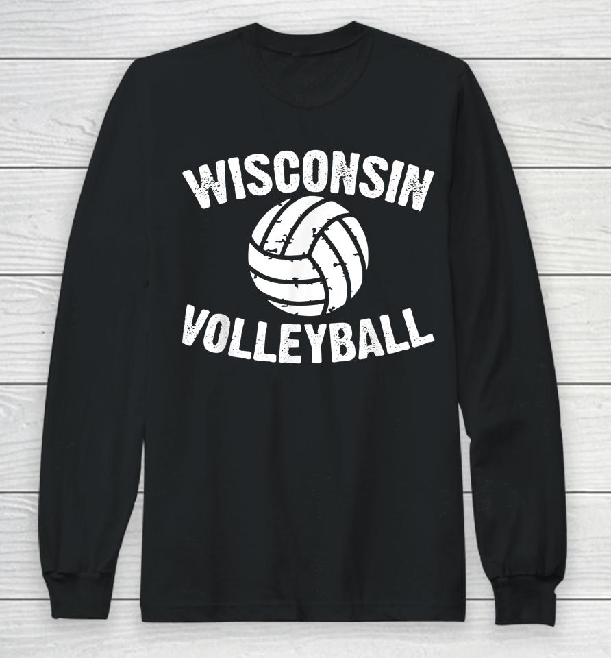 Wisconsin Volleyball Long Sleeve T-Shirt