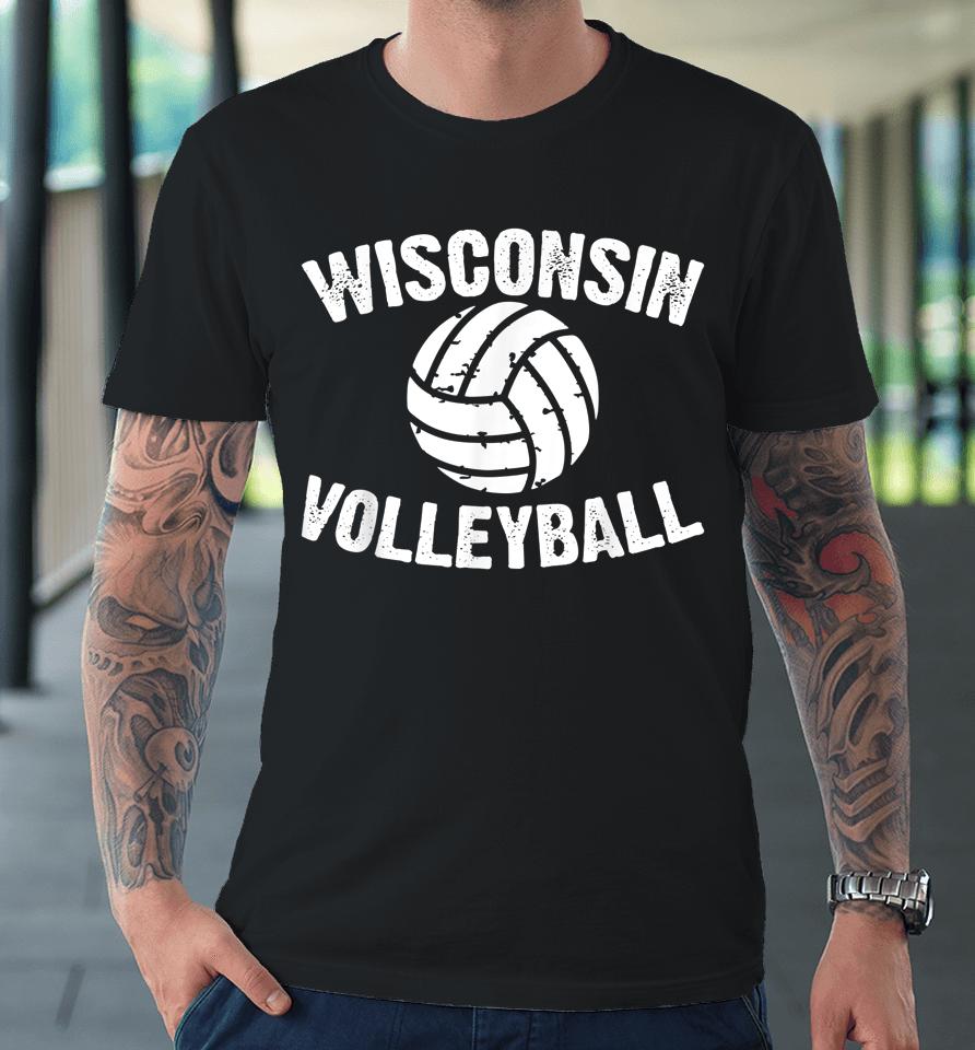 Wisconsin Volleyball Premium T-Shirt