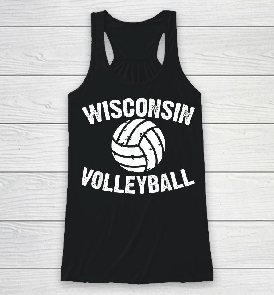 Wisconsin Volleyball Racerback Tank