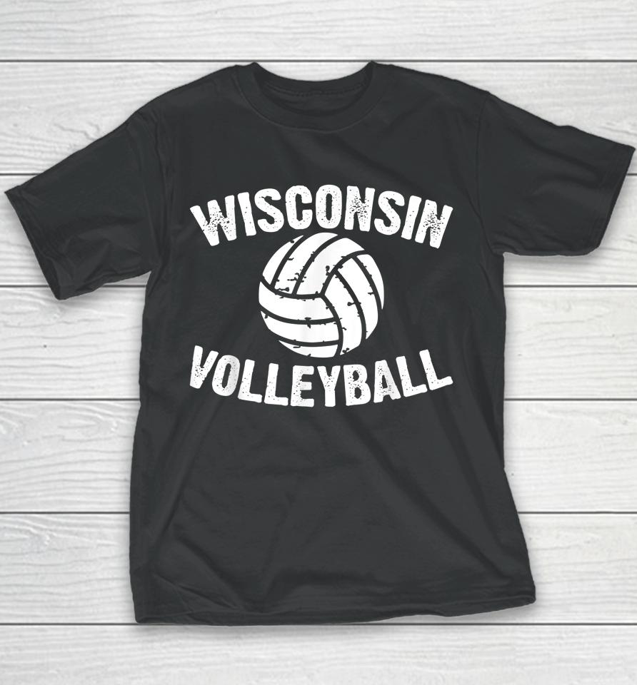 Wisconsin Volleyball Youth T-Shirt