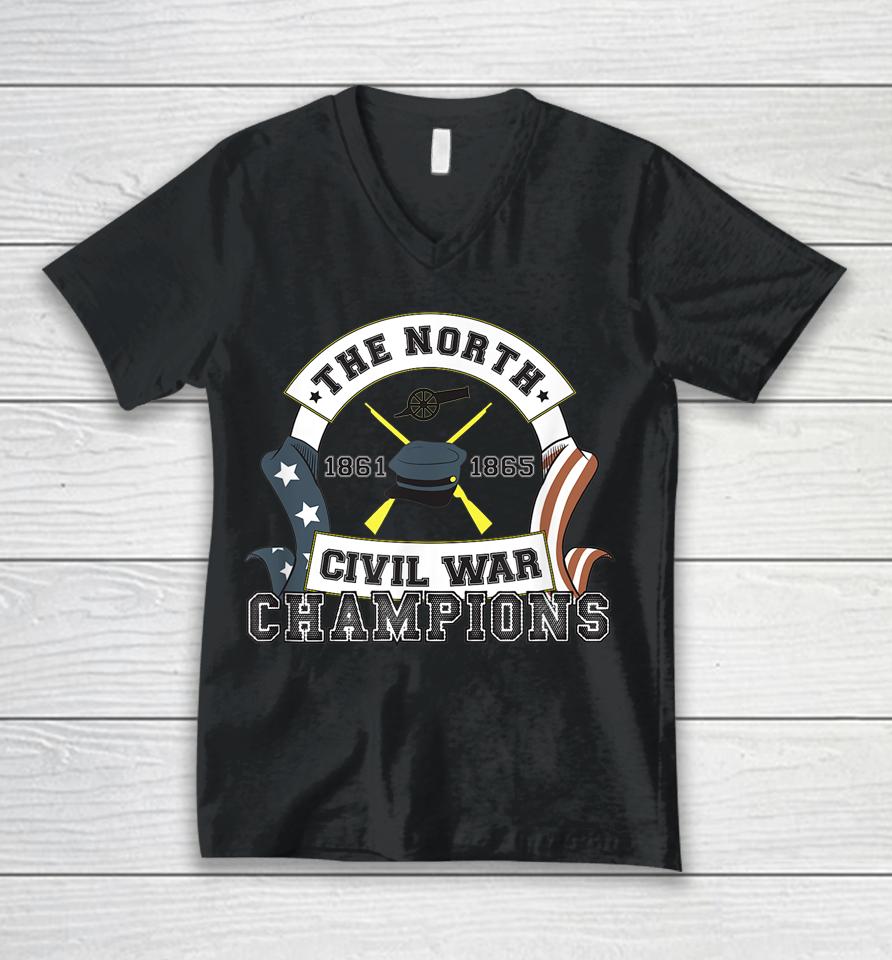 Wishfulfillingc And Stonekettle The North 1861 1863 Civil War Champions Unisex V-Neck T-Shirt