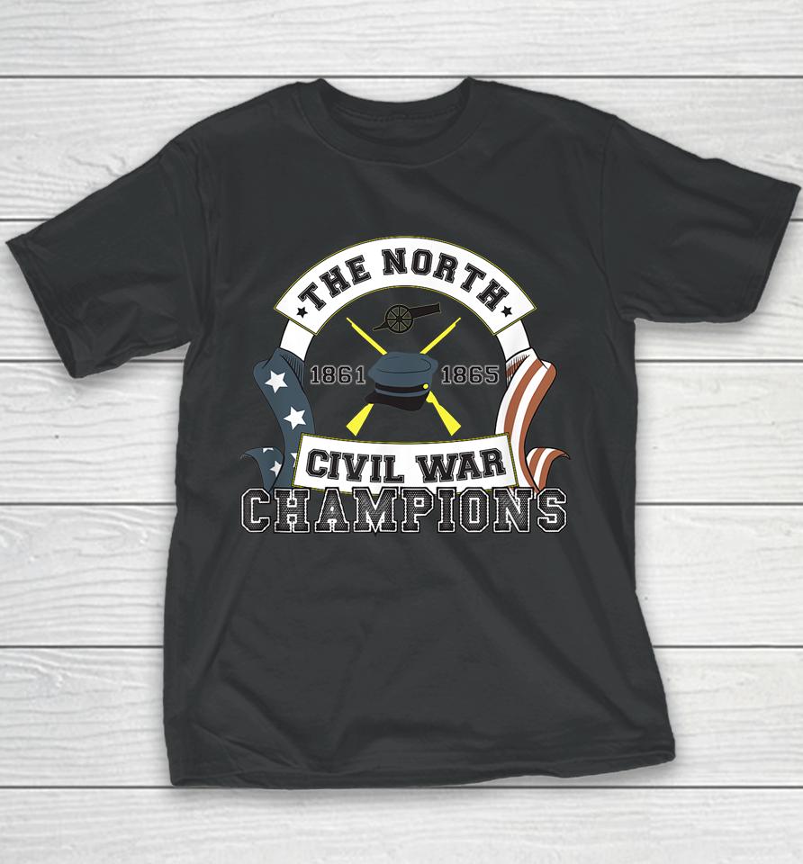 Wishfulfillingc And Stonekettle The North 1861 1863 Civil War Champions Youth T-Shirt