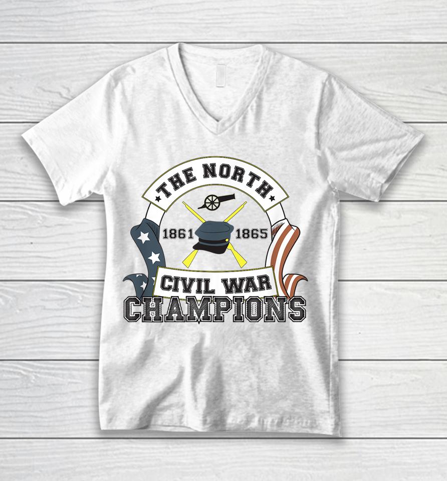 Wishfulfillingc The North Civil War Champions Unisex V-Neck T-Shirt