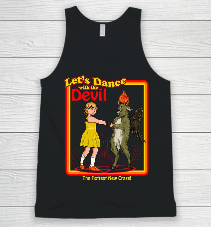 Witchcraft Let's Dance With The Devil Baphomet Satanic Funny Unisex Tank Top