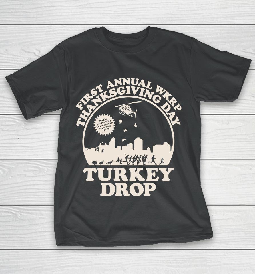 Wkrp Turkey Drop Thanksgiving Days T-Shirt