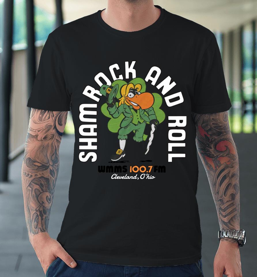 Wmms Shamrock And Roll Premium T-Shirt