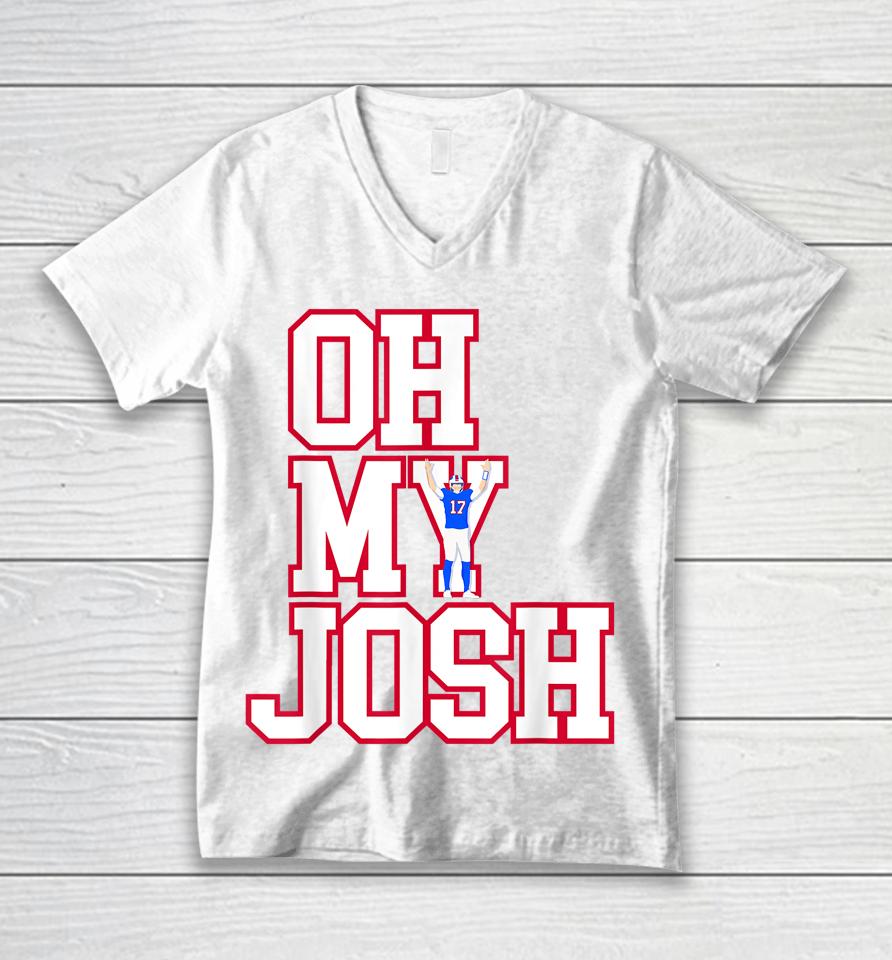 Wny Pride - Oh My Josh Unisex V-Neck T-Shirt