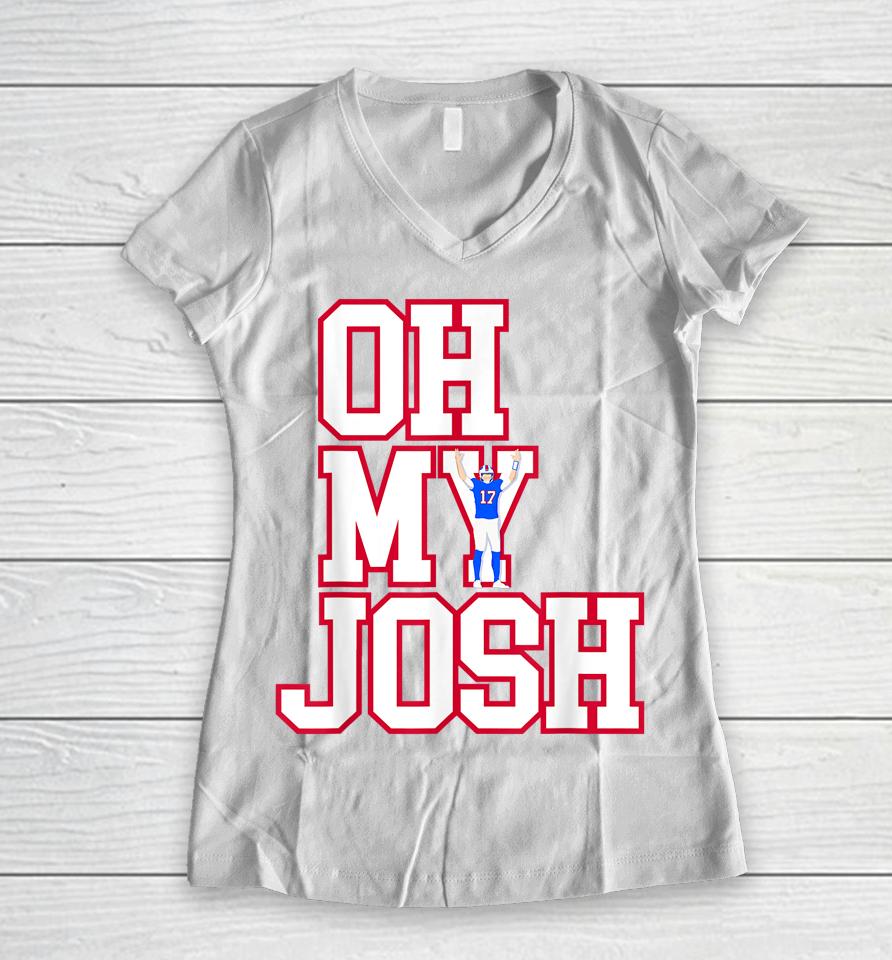 Wny Pride - Oh My Josh Women V-Neck T-Shirt