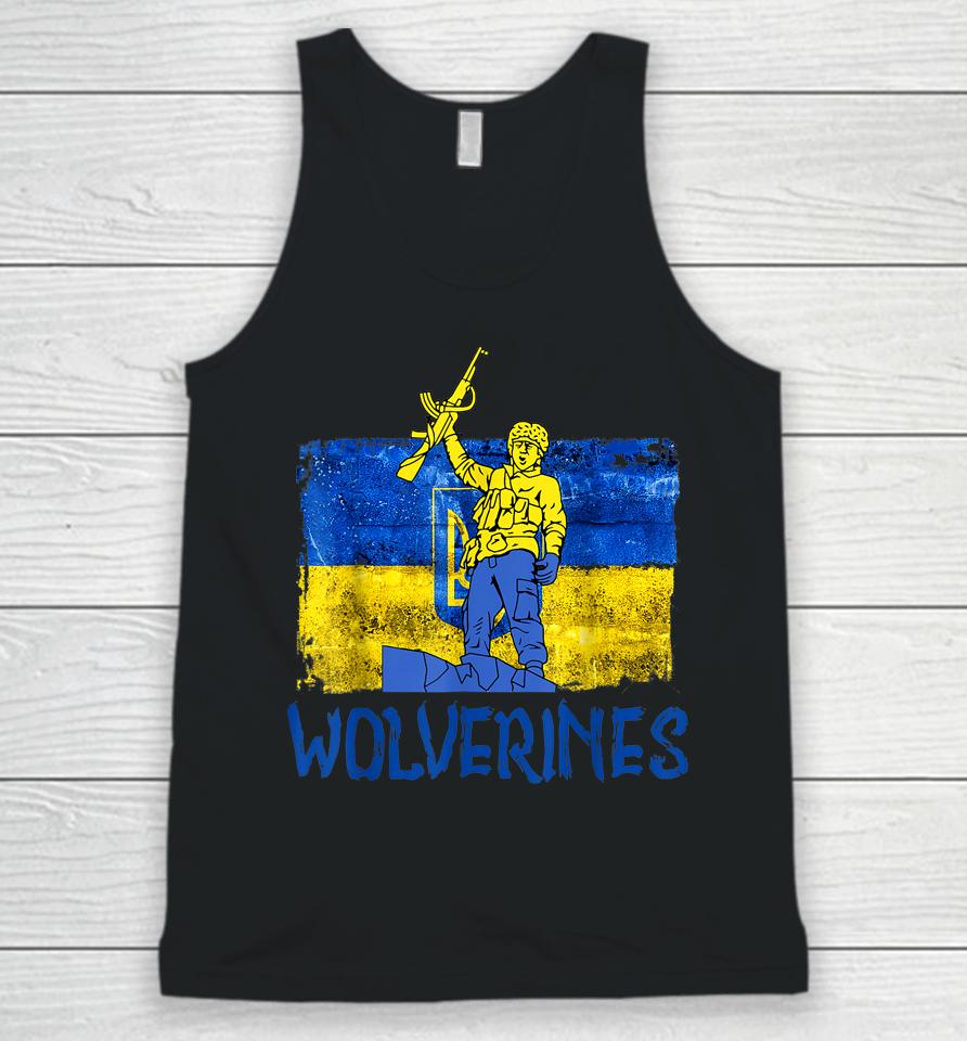 Wolverines Support Ukraine Unisex Tank Top