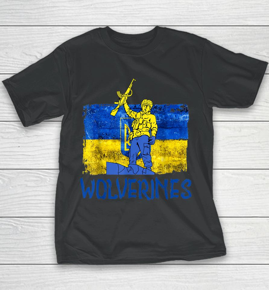 Wolverines Support Ukraine Youth T-Shirt