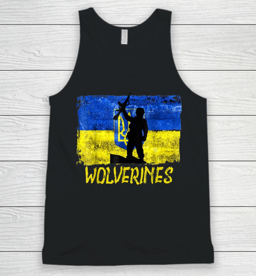 Wolverines Support Ukraine Unisex Tank Top