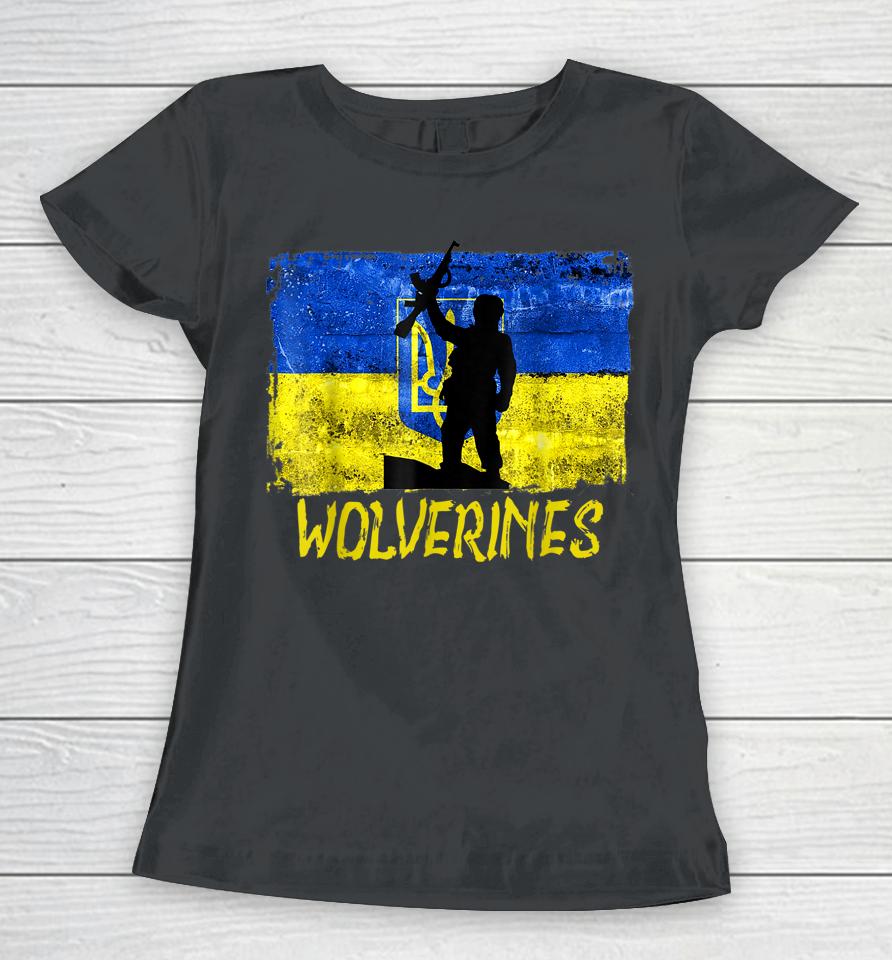 Wolverines Support Ukraine Women T-Shirt