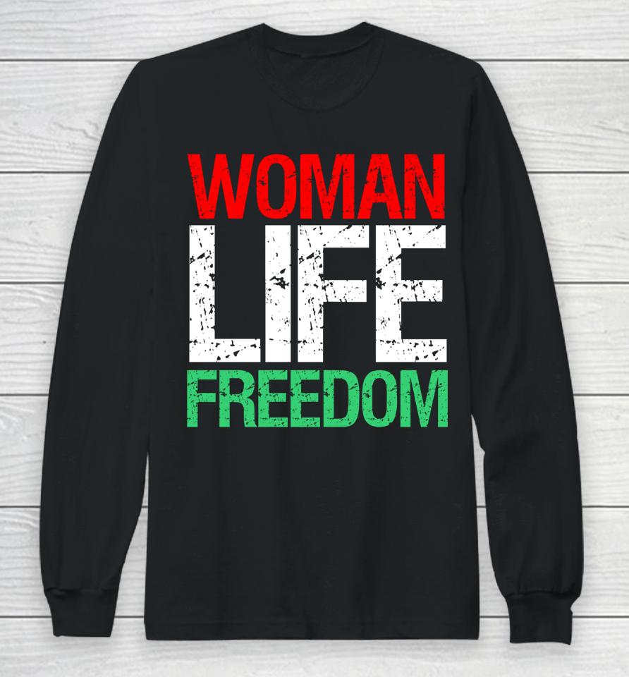 Woman Life Freedom Iran Vintage Long Sleeve T-Shirt