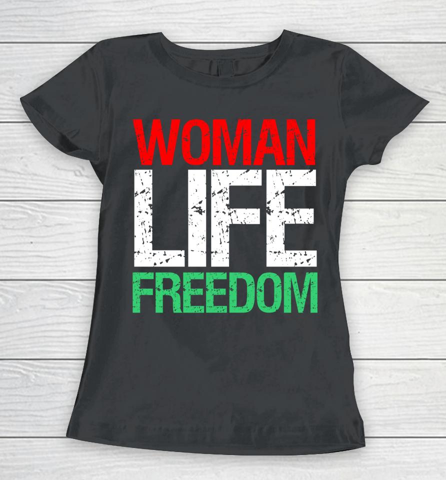 Woman Life Freedom Iran Vintage Women T-Shirt
