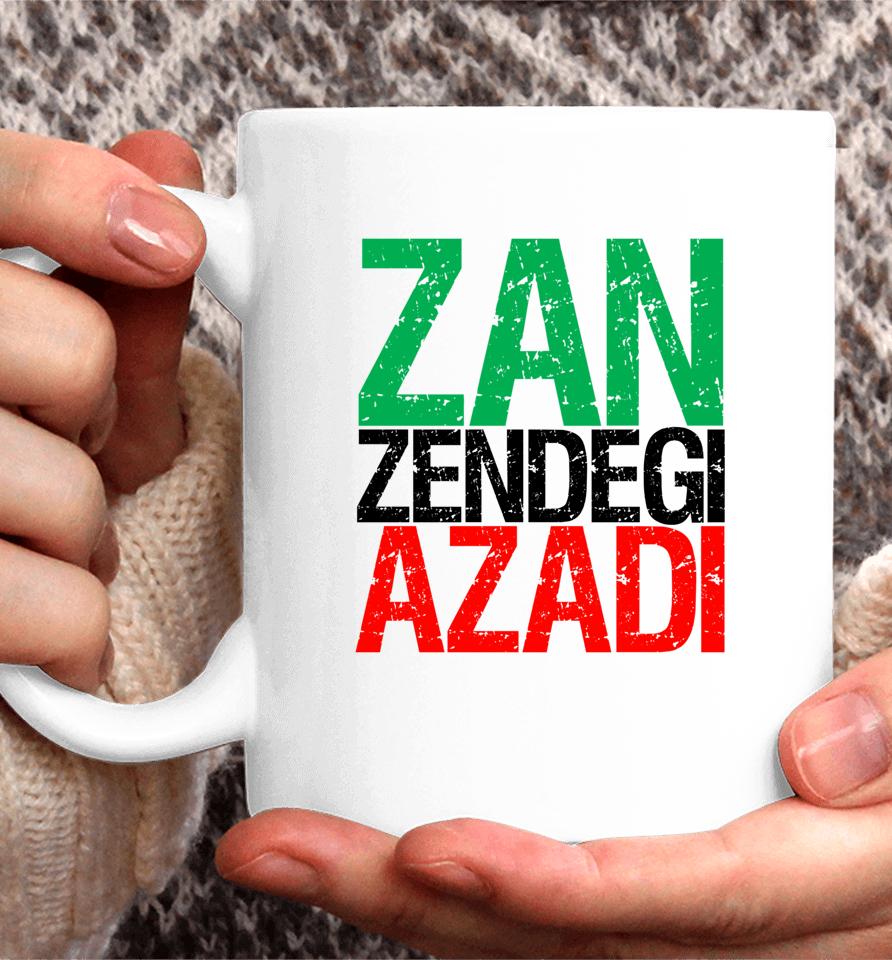 Woman Life Freedom Iran Zan Zendegi Azadi Persian Coffee Mug