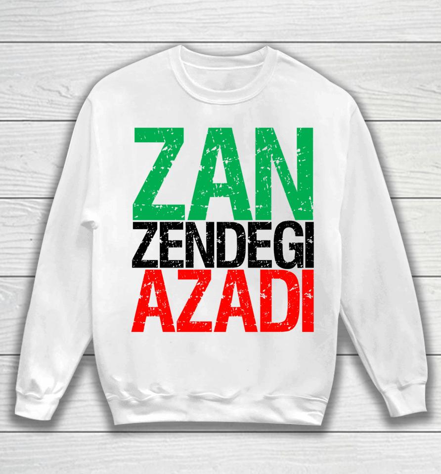 Woman Life Freedom Iran Zan Zendegi Azadi Persian Sweatshirt