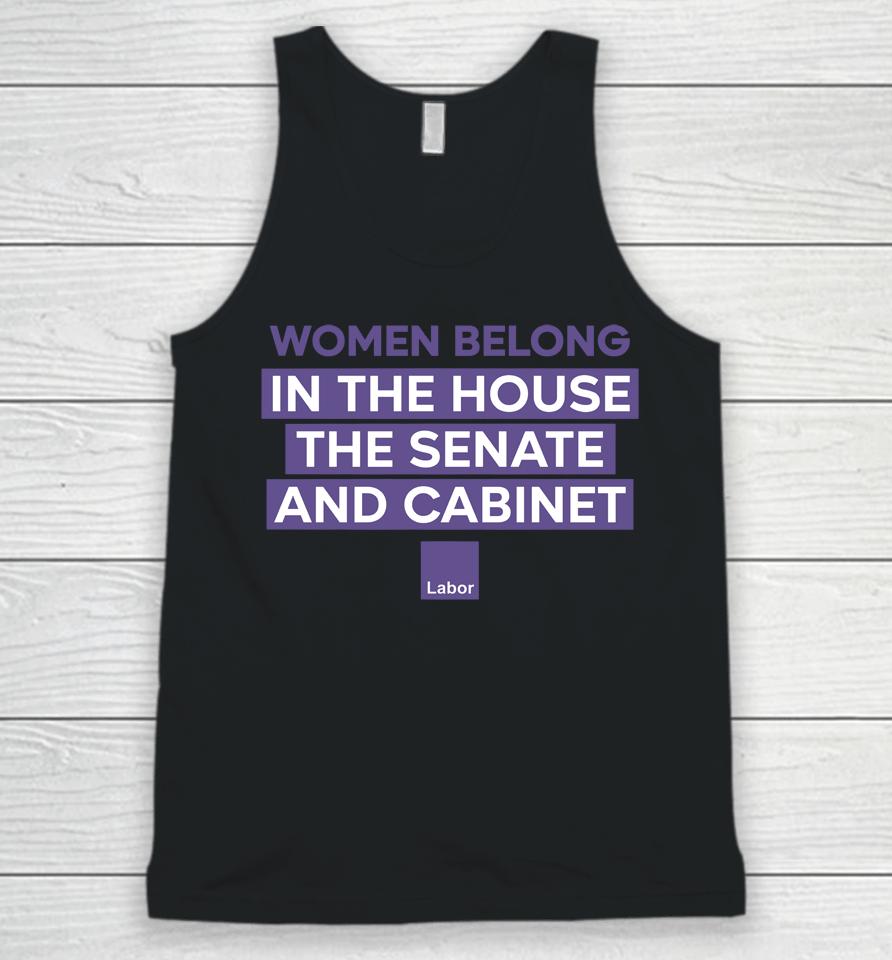 Women Belong In The House The Senate And Cabinet Unisex Tank Top