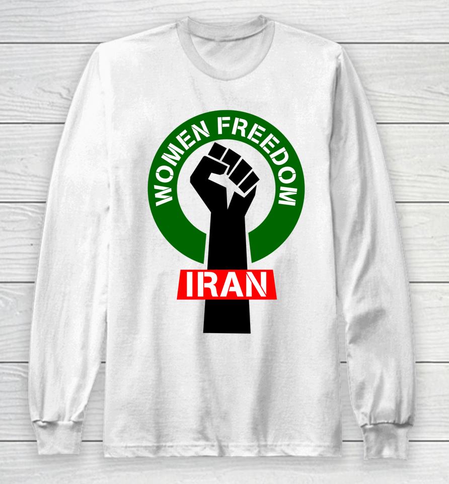 Women Freedom Iran Long Sleeve T-Shirt