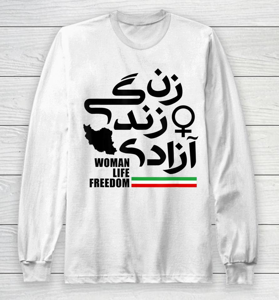 Women Life Freedom For Free Iran Long Sleeve T-Shirt