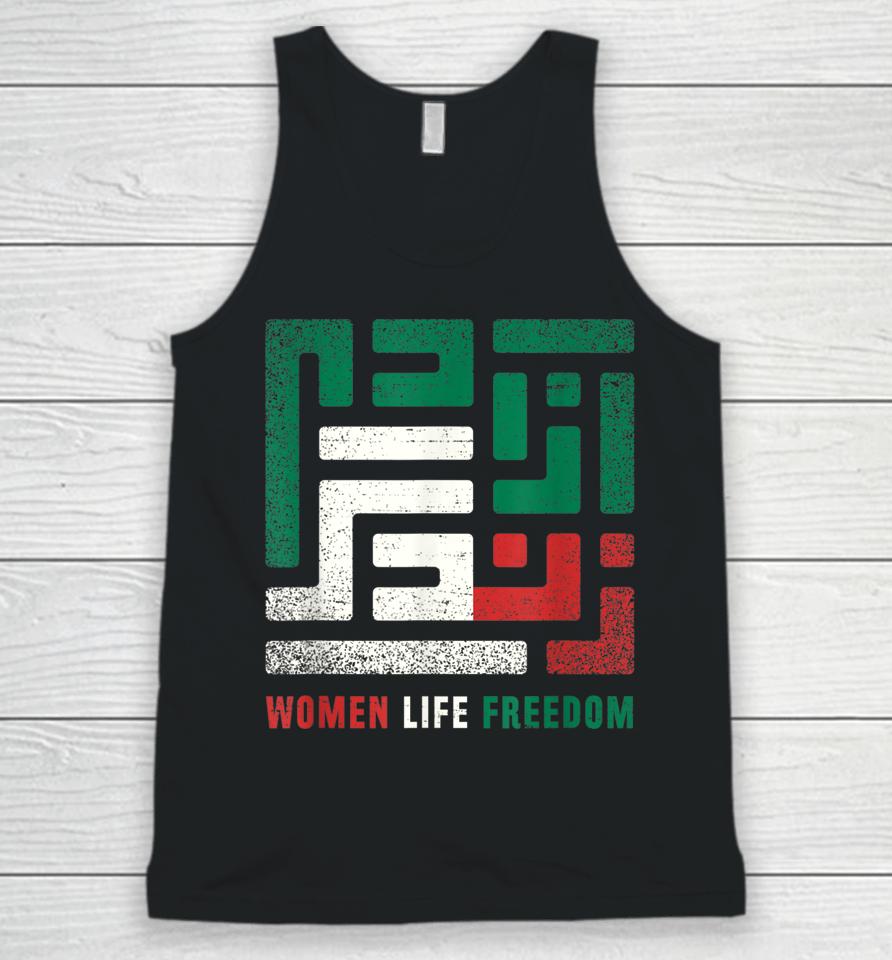 Women Life Freedom Free Iran Unisex Tank Top