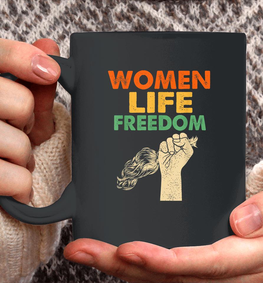 Women Life Freedom Iran Feminist Vintage Coffee Mug