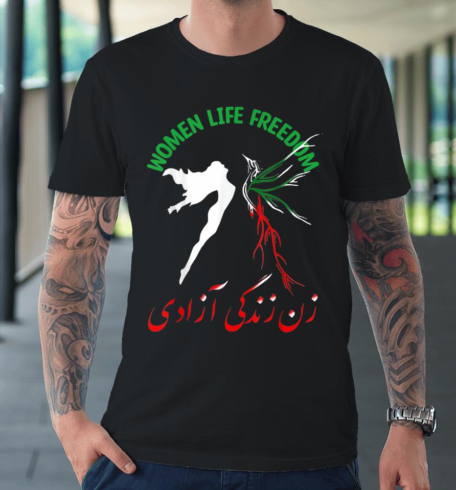 Women Life Freedom Iran Feminist Vintage Support Womens Iran Premium T-Shirt