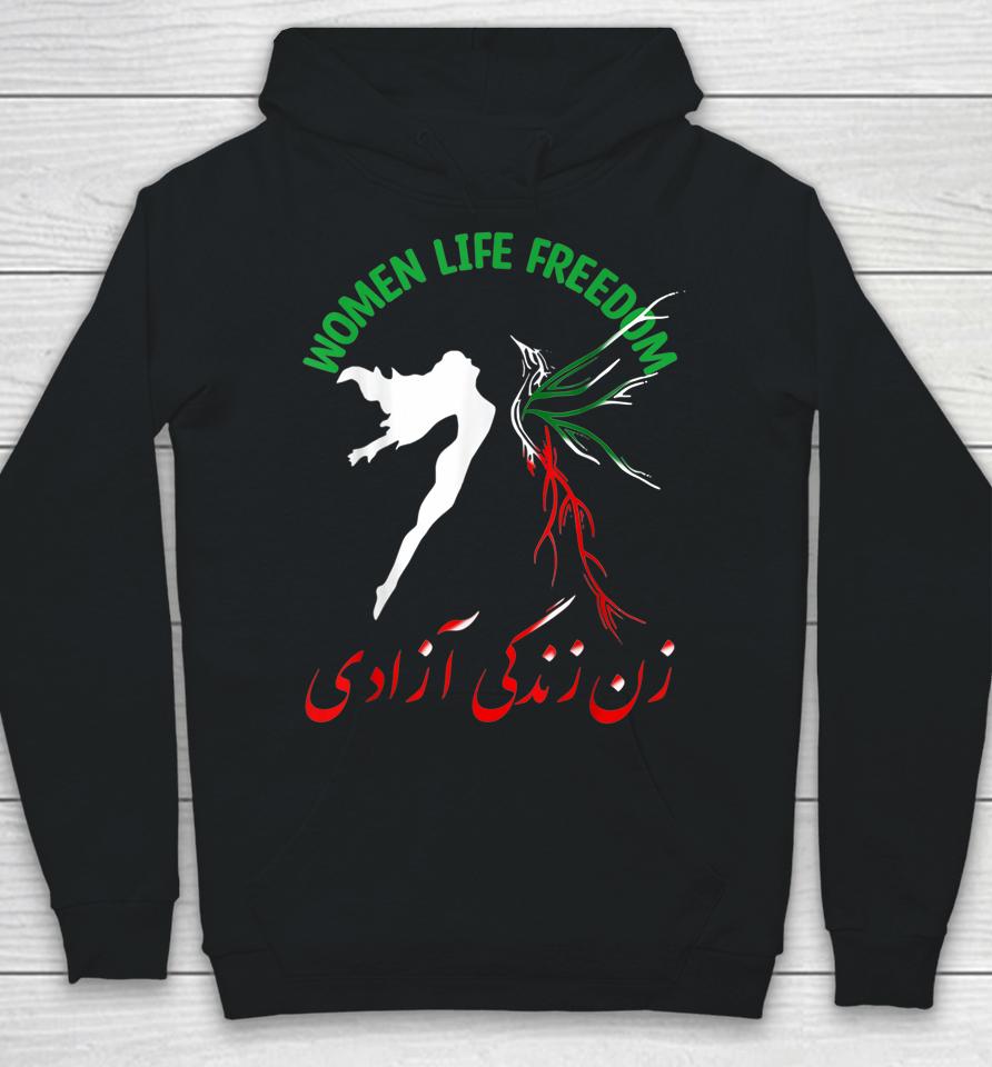 Women Life Freedom Iran Feminist Vintage Support Womens Iran Hoodie