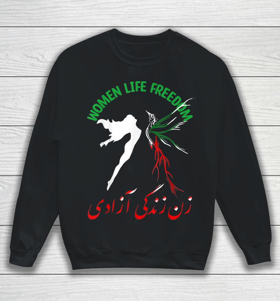 Women Life Freedom Iran Feminist Vintage Support Womens Iran Sweatshirt
